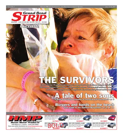 Front page of the Grand Bend Strip, June 13, 2007
